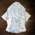 Victoria's Secret NWT Victoria’s Secret Y2K Baby Blue Silky Robe Photo 0