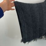 Bisou Bisou  Knit Sweater Poncho Turtleneck Gray one size oversized Photo 5