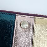 Radley London Clifton Hall Phone Wristlet Wallet Metallic Amethyst Gold Heritage Photo 1