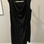 Harvé Benard Harve Benard Black Cowl Neck Midi Dress Photo 1