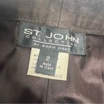St. John Collection  brown suede pants sz 2 Photo 2