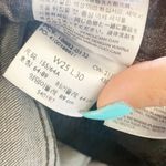 Levi's 721 High Rise Black Gray Majorly Distressed Skinny Jeans Photo 13