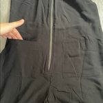 NWOT I Heart Halter Wide Leg Black Half Zip Jumpsuit size Medium Photo 7