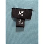 Iz Byer  Green/Pink Floral Fit Flare Chiffon‎ Dress Lined Size L Sleeveless Boho Photo 2