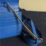 Karl Lagerfeld Paris Lourdes Blue Crossbody Bag with wristlet strap Photo 6