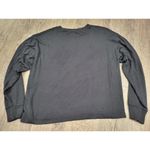 Pink Victoria Secret Black Silver Sleep Tee Shirt Crewneck Lounge Sweatshirt S Photo 3