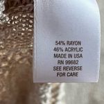 Sleeveless Open Knit Cream Cardigan 2X Longline White Photo 3