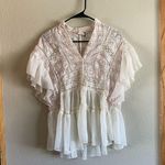 Akemi + Kin  White Lace Blouse Photo 0