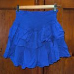 Amazon Blue ruffled skirt with shorts Photo 0