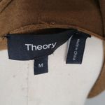 Theory camel draped flyaway cardigan size medium Photo 4