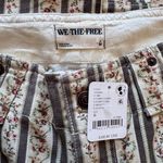 Free People NWT Super Sonic Stripe Print Low Rise Slim Utility Pants Size 6 Photo 5