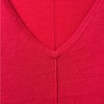 Apt. 9  Women's Vibrant Red V-Neck Sweatshirt Photo 5