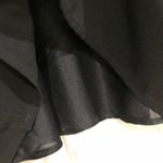 New Glory Black sheer blouse with Gold Sequins & Split Sleeves L Photo 3