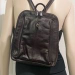 ORAN Leather Australia Brown Leather Day Backpack Photo 1