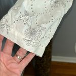 Sag Harbor  Floral Embroidered Cream Women's Top Photo 1