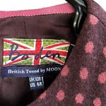 EUC Boden British Tweed by MOON Wool Blend Polka Dot Circle Skirt Dress Size 6 Photo 1