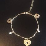Gold Heart Shaped Anklet Photo 4