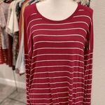 Old Navy Boyfriend Dropped Shoulder Striped Long Sleeve Top Photo 0