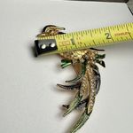 Sphinx Signed Bird Of Paradise Enamel Rhinestone Gold Tone Brooch Pin Photo 2