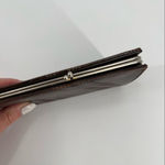 Vintage brown wallet 80s Brown Photo 3