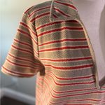 ZARA  Women's 70s Retro Style Cropped Pullover Knit V-Neck Collared Sweater Top M Photo 2