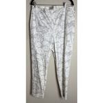 Spiegel Vintage  Womens Size 18W 2 Piece Pants Suit White Lilac Career Church Photo 2