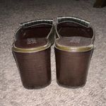Franco Sarto  Olive Croc-Pattern Mules Photo 3