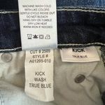 Amo Women’s Kick Flare Mid Rise True Blue Cotton Denim Y2K Jeans Size 27 Photo 5