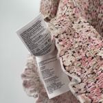 H&M Blouse Size Extra Large NWT Smocked Off the Shoulder Floral Summer Pink Photo 7