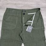 Flamingo New Flamingals Linen Blend Flare Low Waist Dress Pants Size Small Women’s Green Photo 6