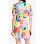 STAUD  Mini Dress in Citrus Kaleidoscope NWT Photo 6