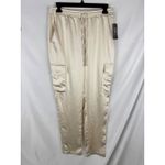 Vince Camuto  Cargo Pants Drawstring Holiday Essentials Birch‎ XS Photo 1