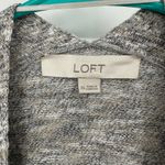 Loft  Size XS Sweater Gray Heather Long Sleeve‎ Open Front Cardigan Everyday Photo 3