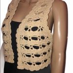 White House | Black Market WHBM crochet knit cropped vest Photo 1