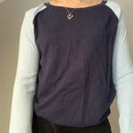 Gap Navy And Light Blue Sweater Photo 1