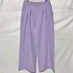 Kathy Ireland New Pleated Wide Leg Trousers Pants Wisteria Purple Size 12 Photo 7