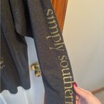 Simply Southern  Charcoal Long Sleeve Tee Photo 3