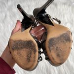 Versace Rare Swarovski Crystal Leather Stilleto Heels Photo 13