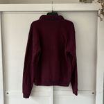 PINK - Victoria's Secret Victoria’s Secret PINK Women’s Maroon Quarter Zip Sweatshirt • Size Small Photo 4