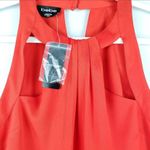 Bebe Red Tank Top Open Chest Detailing NEW. Photo 3