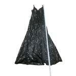 Azazie  STELLAR Mermaid Sequin Floor-Length Dress Black Size A2 NWT Prom‎ Formal Photo 7