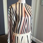 Women’s Long Sleeve Printed Casual Maxi Dress with Pleated Skirt Size M Size M Photo 4