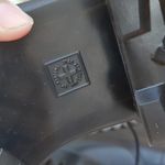 Dr. Martens 7 eye black leather heeled boot sz 6 Photo 3