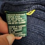 Ralph Lauren Lauren  Navy Ribbed ¼ Zip Mockneck Sweater Size Medium Photo 5