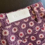 RE/DONE  New Plum Stamp 70s floral printed mini skirt hippie chic Photo 7