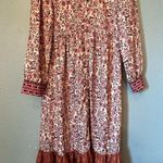 Nordstrom Mila Mae Border Print Long bohemian floral dress Photo 7
