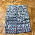 Loft NWT Blue Business Casual Pencil Midi Skirt Size 2 Photo 4