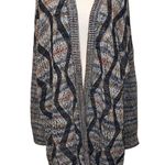 Soft Surroundings Pendley Cable Knit Long Cardigan Sweater Multicolor Size S/M Photo 1