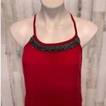 Sequin Hearts  red blouse size small Photo 5