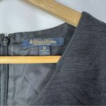 Brooks Brothers  X Loro Piana Black Shimmer Knee Length Sheath Dress 10 Photo 3